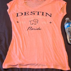 Pink Destin Florida Tee